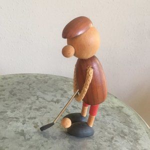 Mid-Century Denmark Golfer Bottle Opener Golf Club